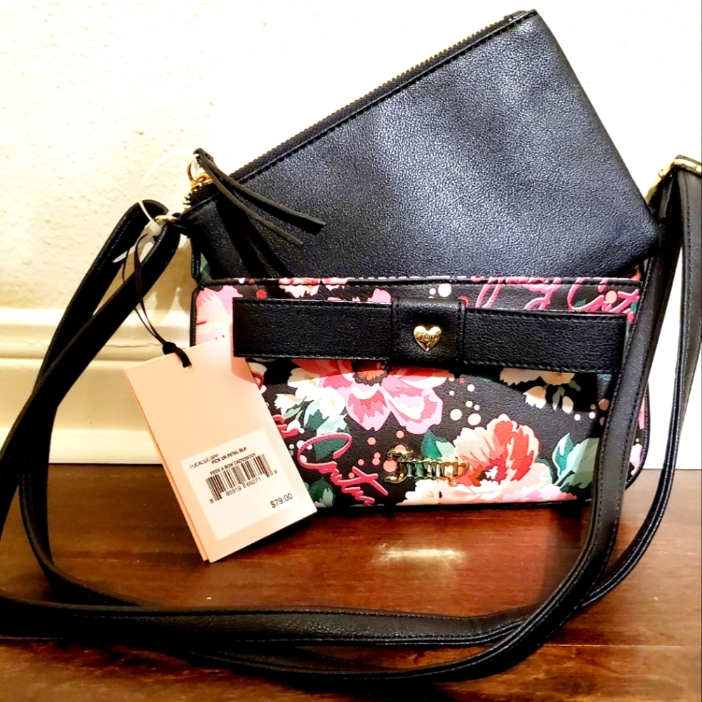 Juicy Couture "Pick up petal BLK" Crossbody